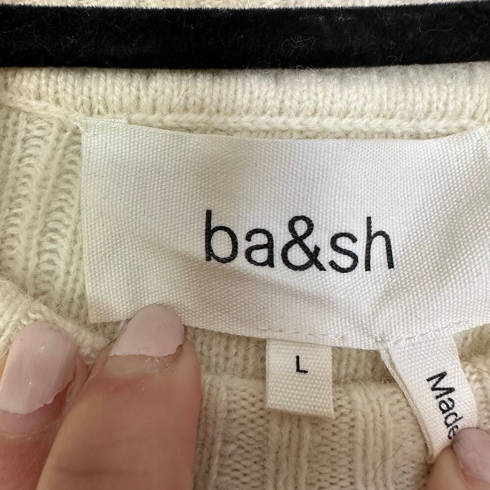 ba&sh Cream Ribbed Sweater - Picture 3 of 9